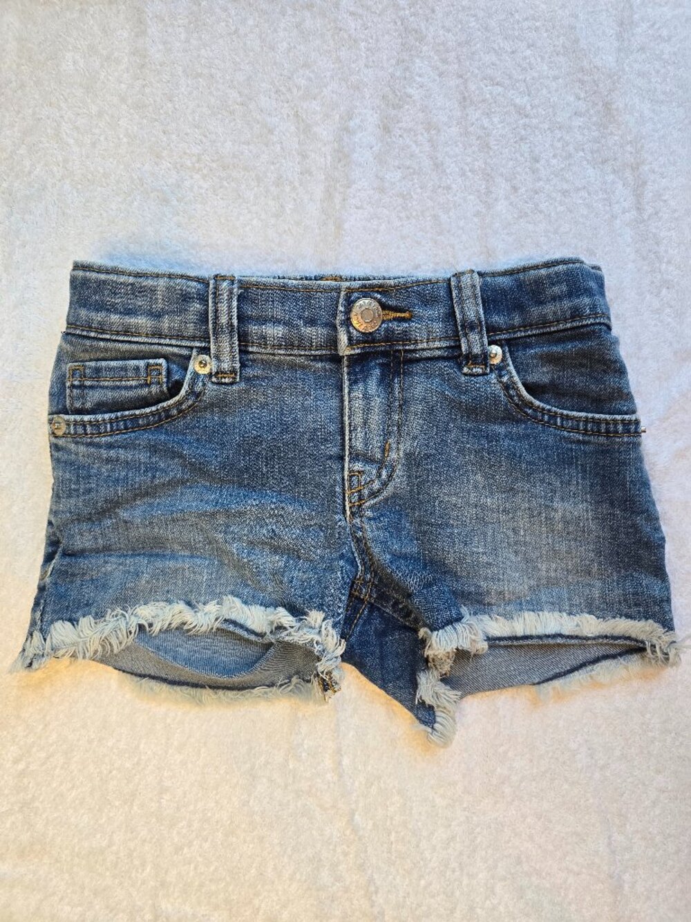 Cat & Jack Girl's Summer Shorts Bundle - 3 Pairs of Jean Shorts and 1 Pull-On - Picture 2 of 13